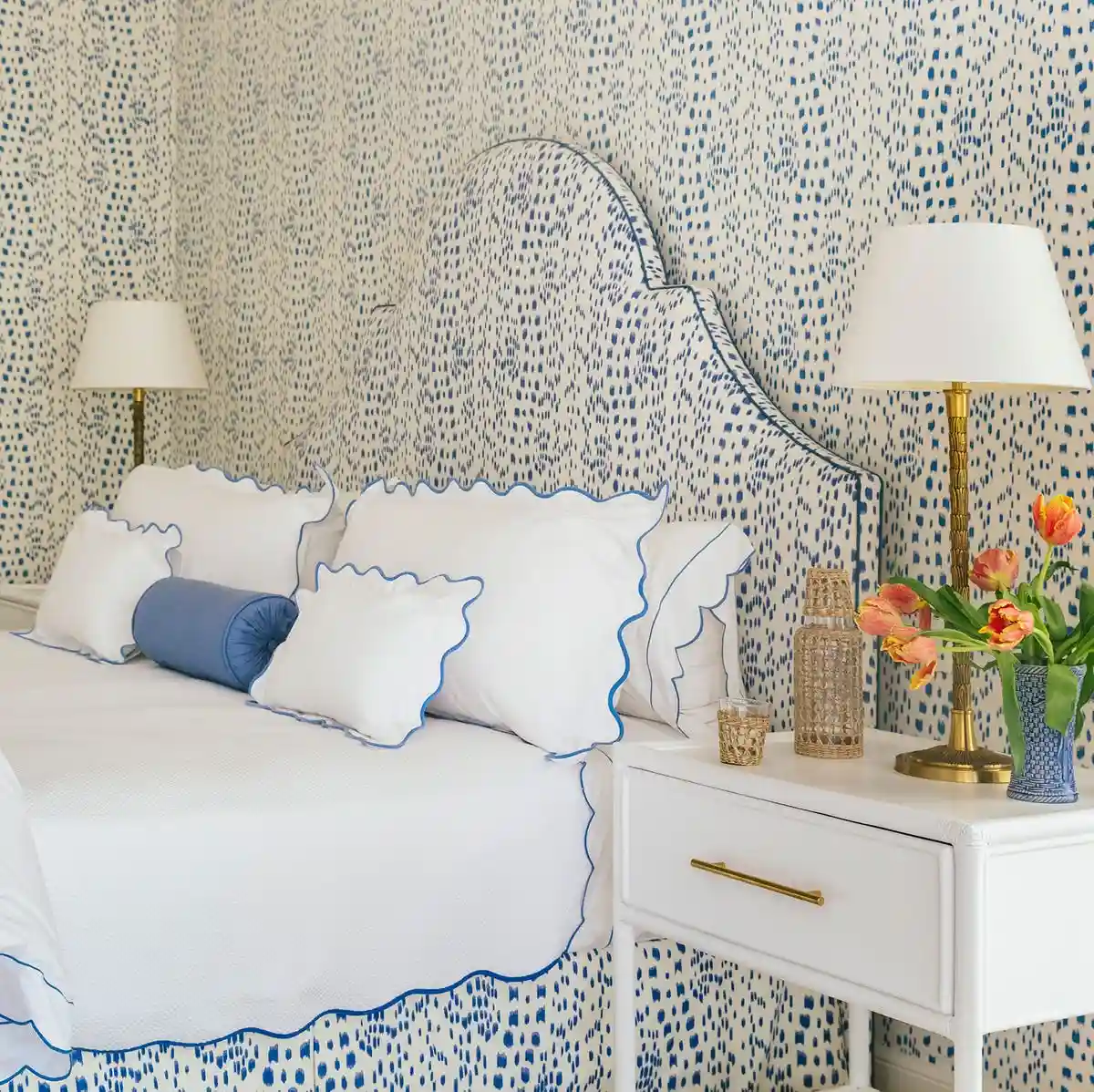 Luxury wallpaper installation in The Dominion, San Antonio